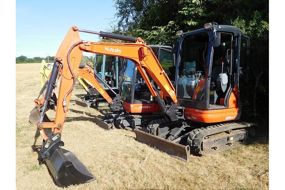 Mini-escavadora 2,5 t — fotografia real de Kubota U25-3α