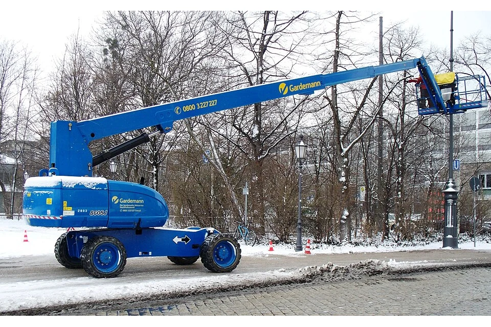 JLG 860SJ — 28 m, fotografia real