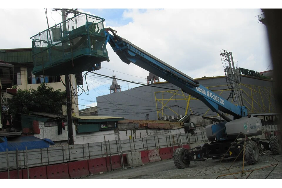 Genie SX-105 XC — 34 m, fotografia real