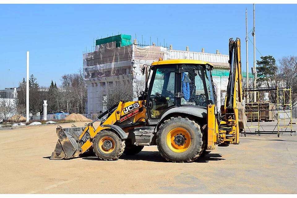 Retroescavadora Standard — fotografia real de JCB 3CX ECO