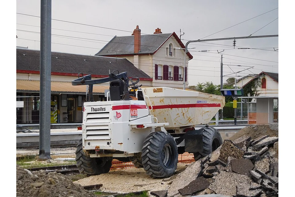 Dumper — fotografia real de equipamento